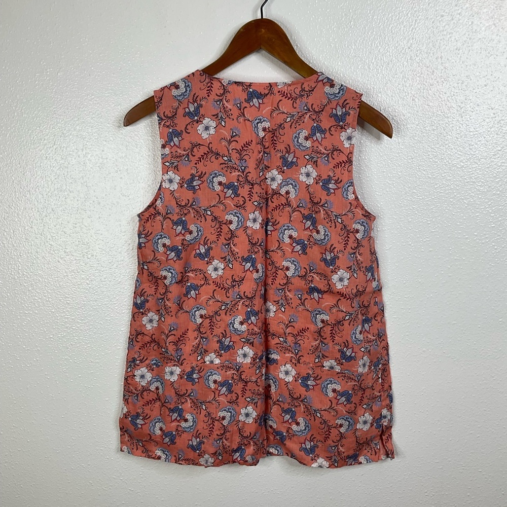 J. Jill Love Linen 100% Linen Tank‎ Top Size Small Petite - Picture 2 of 5